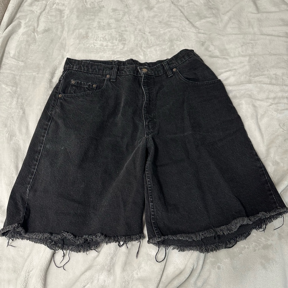 Levi's Black Jean Shorts for Men